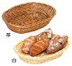 柳 小判盛かご