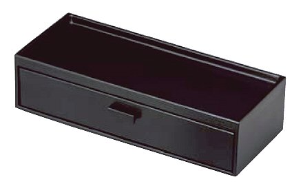 ABS製 箸箱・カスター黒 M10-975