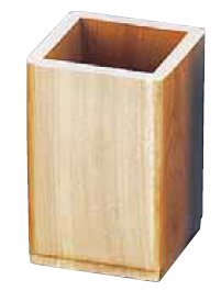 木製 角型 箸立（アルミ受皿付）