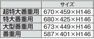 サイズ表