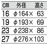 サイズ表