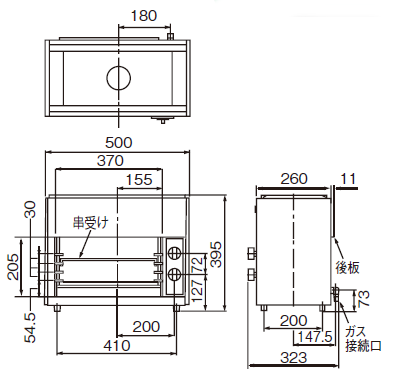 リンナイペットミニ（上火式）4号 RGP-42SVA/業務用の通販-フクジネット
