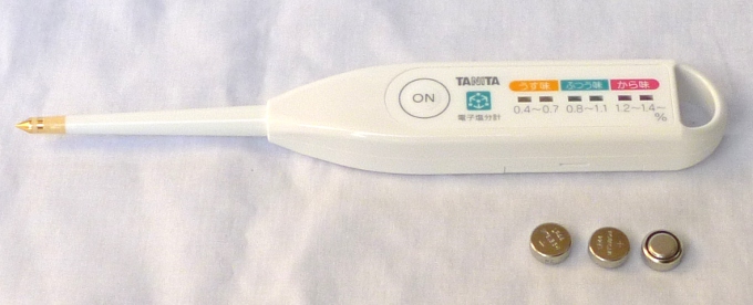 タニタ 電子塩分計 しおみくんSO-303