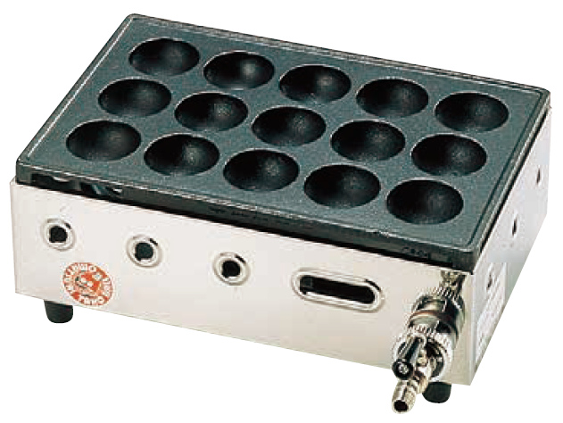 高級たこ焼器 Ｙ-03Ｄ（15穴）