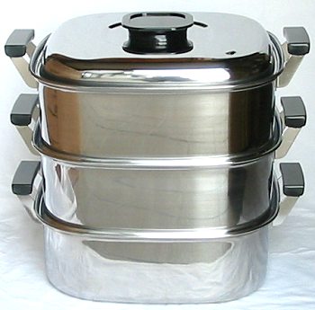 IH対応角型蒸器