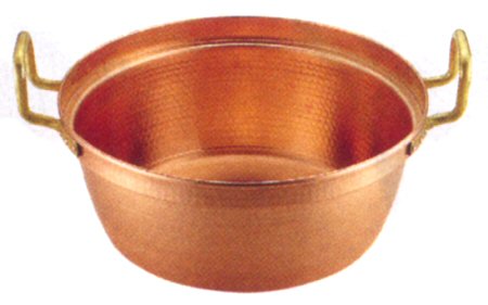 銅円付鍋（錫引きなし）
