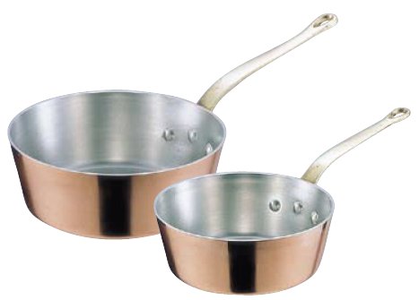 エトール 銅テーパー鍋の通販サイト-フクジネット 錫引き高級鍋