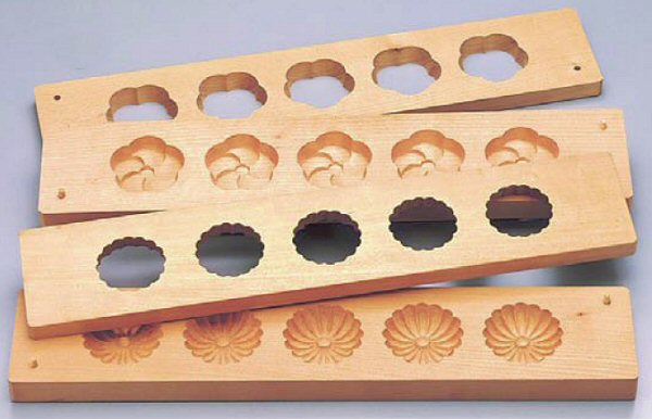 手彫物相型 五つ取り(桜材)