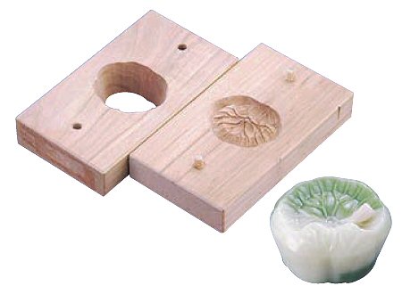 手彫物相型(上生菓子用)蓮葉