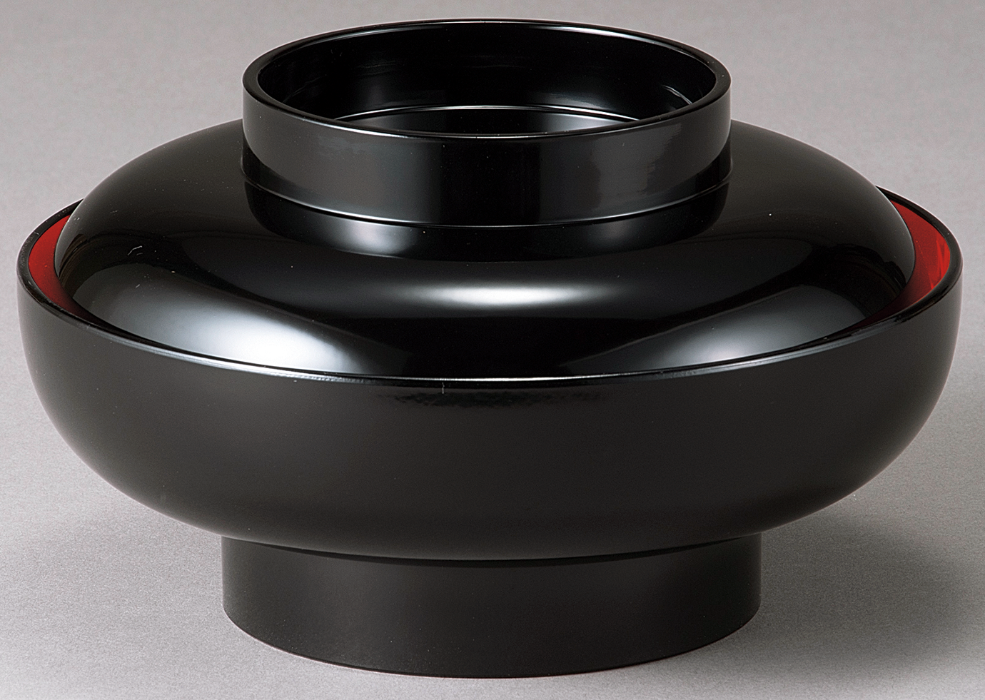 耐熱 荒野椀 黒内朱