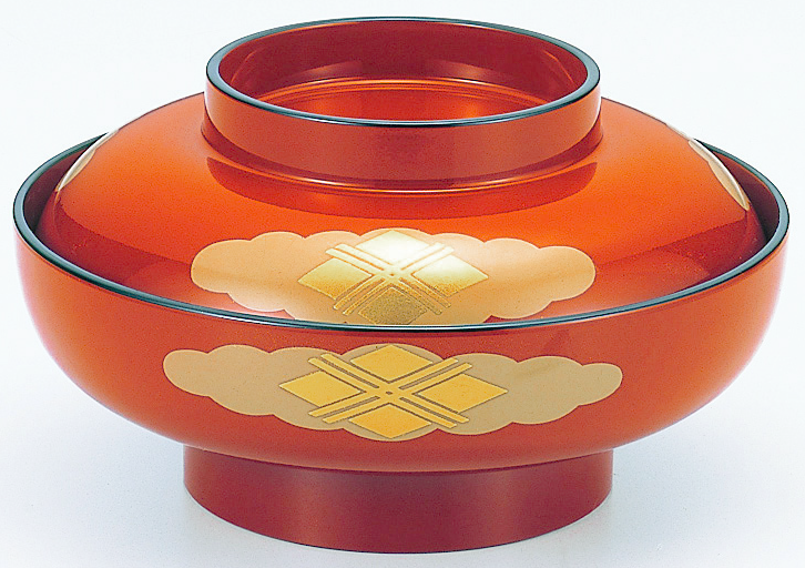 耐熱 荒野椀 朱正法寺内朱