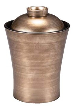 耐熱 竹泉箸洗椀 金錆透き内黒 蓋付