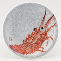 φ150寿司皿 シルバーパール伊勢海老