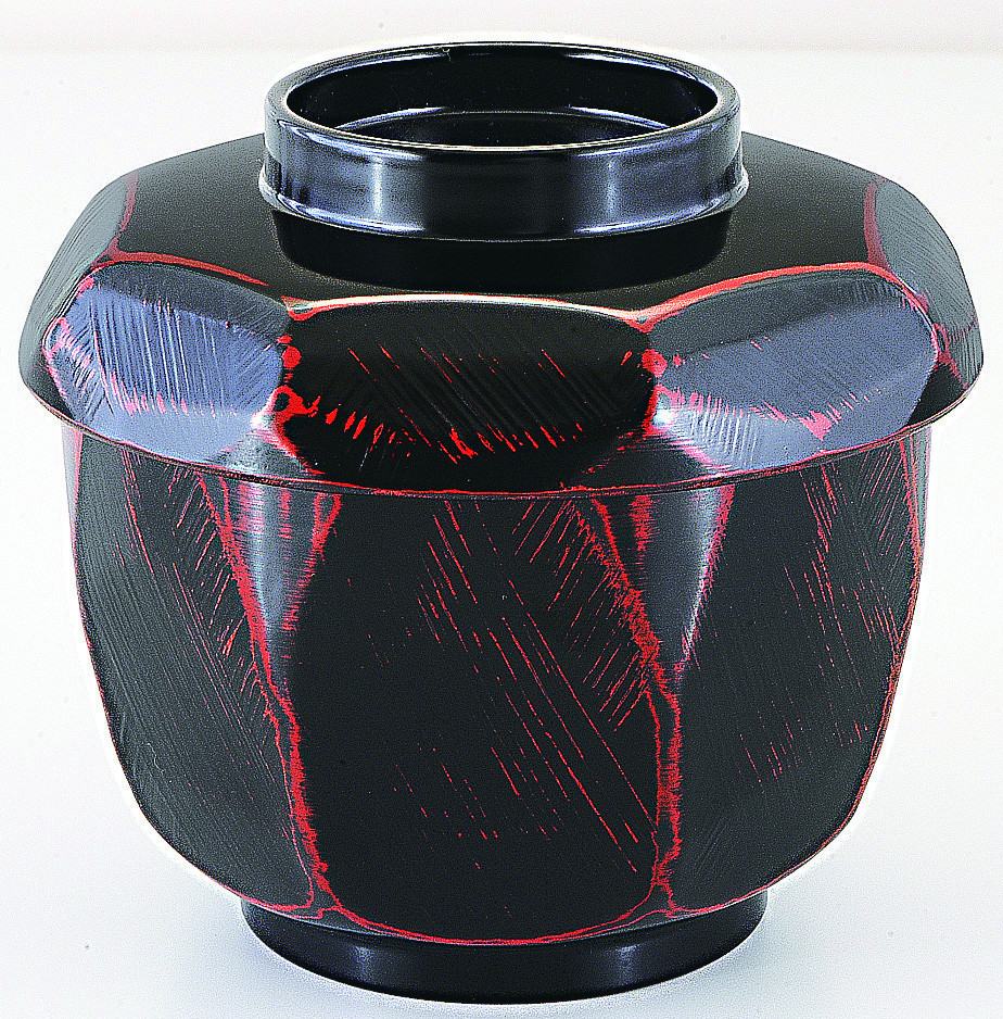 耐熱ABS 荒彫亀甲飯器 曙 内黒