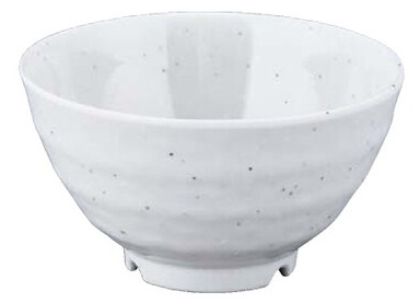 飯椀 雲波 石粉引