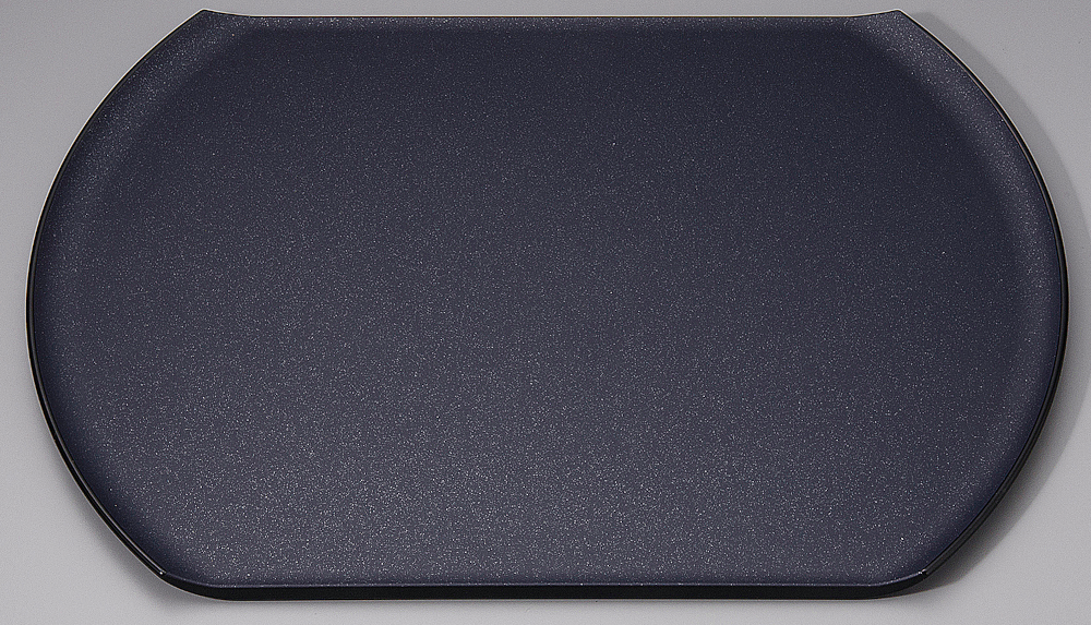 浪漫小判トレー 黒パール 弱ノンスリップ加工