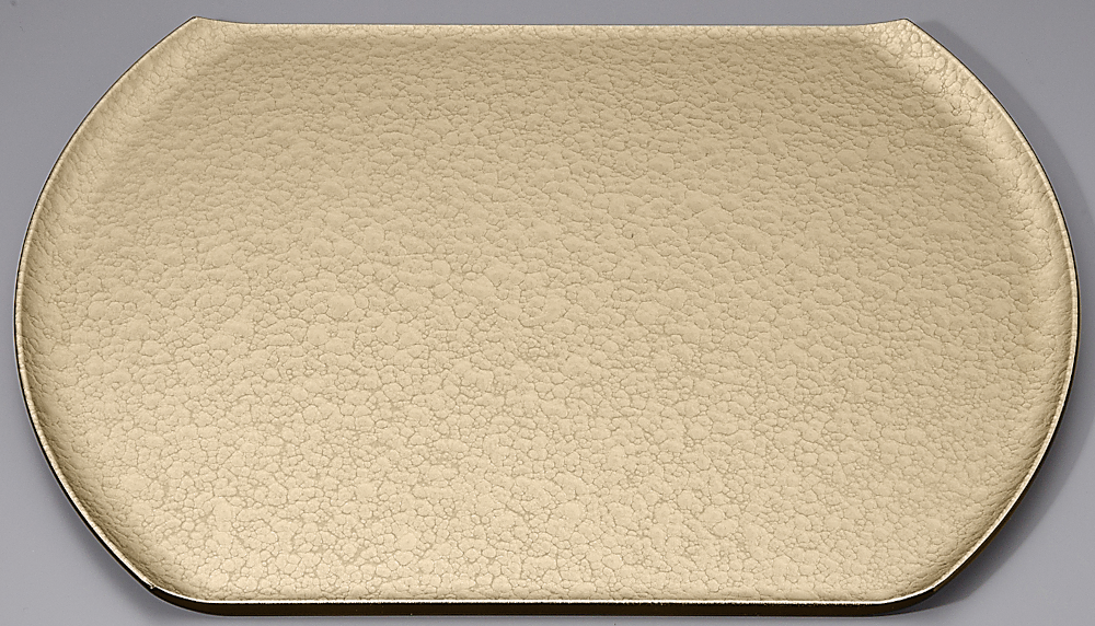 浪漫小判トレー シャンパンゴールドアクア ノンスリップ加工