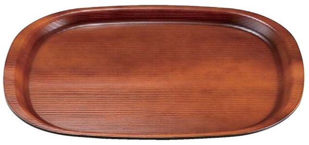 小判木目トレー ブラウン弱SL