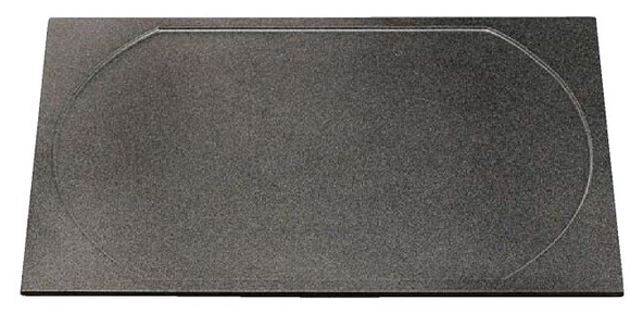 尺4 ダイヤ長角段付マット グレー乾漆