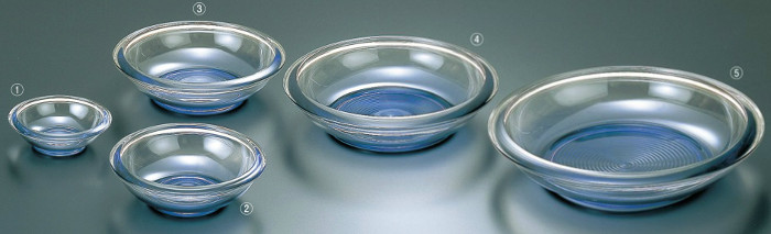 水晶鉢 ブルー アクリル樹脂 冷麺鉢