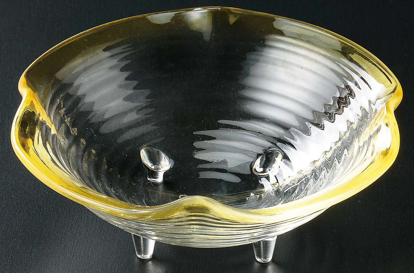 亀甲カット鉢 φ7cm レッド