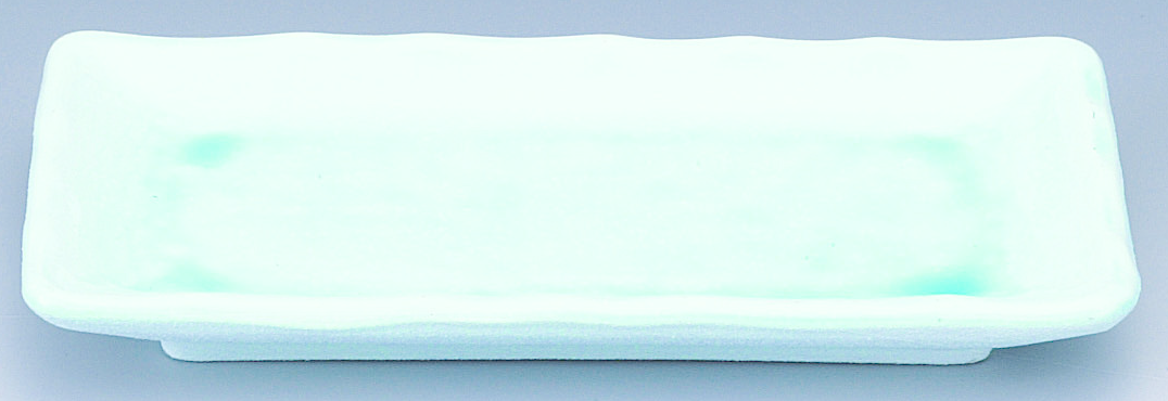 6.5寸 波渕焼物皿 青磁