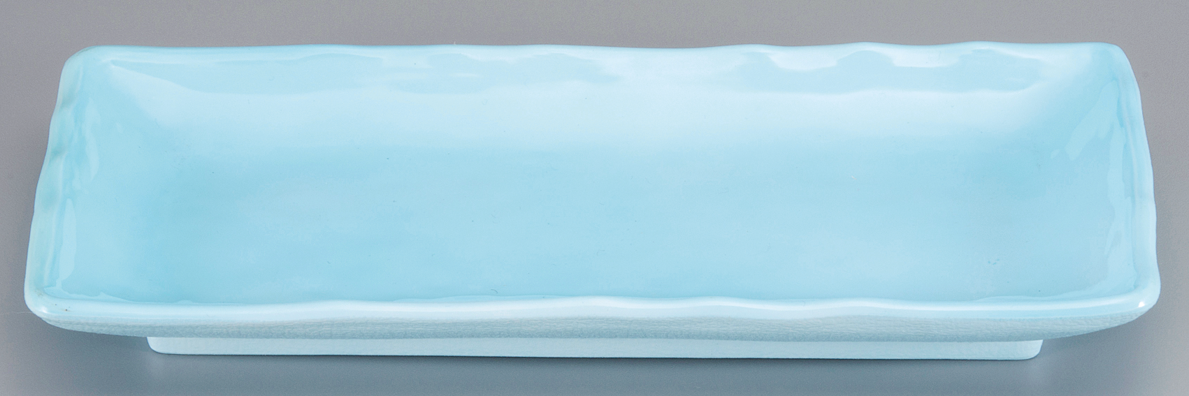 8寸 波渕焼物皿 青磁