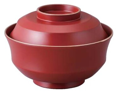 4寸耐熱天竜寺椀 消朱天金内朱