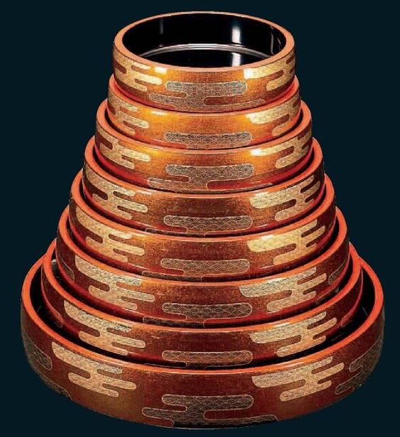 DXタイコ桶 梨地雲波