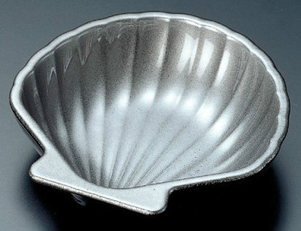 貝鉢 シルバー(A)/松花堂用器