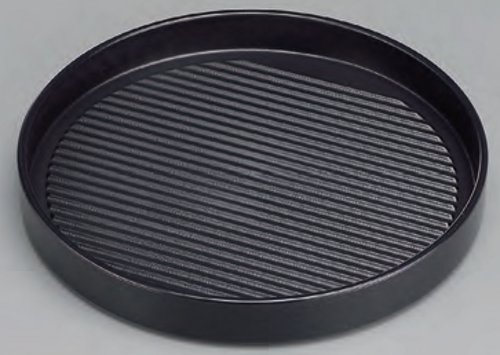 耐熱ABS樹脂 丸型肉皿 黒(塗無)