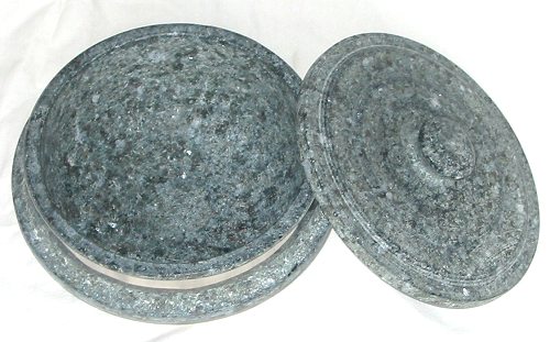 長水 天然石 石焼釜（蓋付）/韓国製の通販-フクジネット
