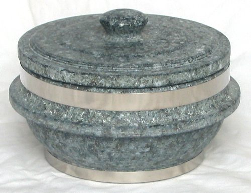長水 天然石 石焼釜（蓋付）/韓国製の通販-フクジネット
