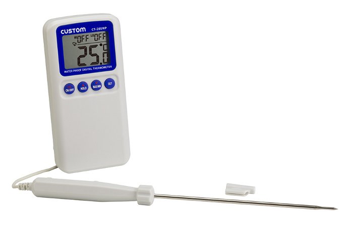 カスタム 防水型 デジタル温度計CT-285WPの通販-フクジネット