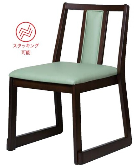 SH430 福高座椅子（レザー・若草）