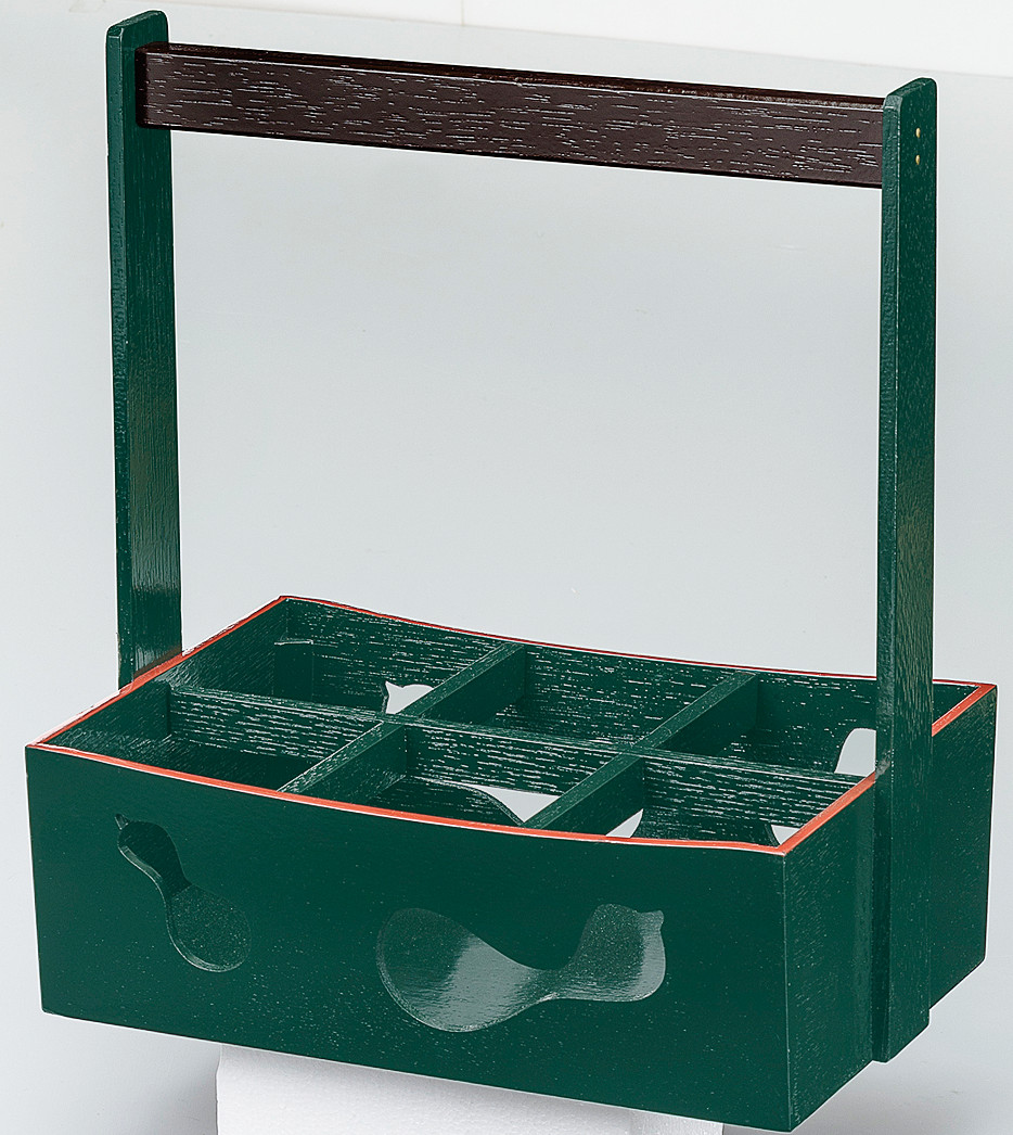 ビール運び（6本入）グリーン天朱