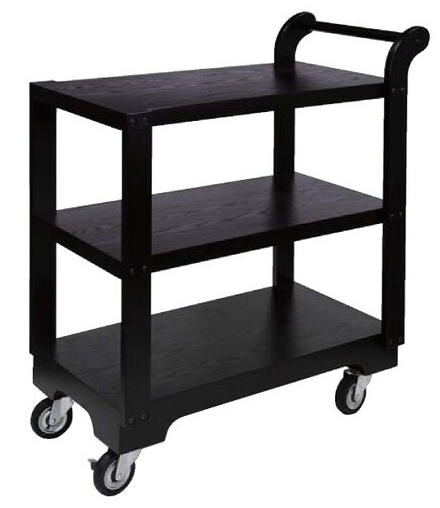 サービスワゴン 黒木目