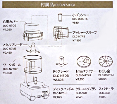 業務用 クイジナート フードプロセッサーDLC-N7JPGの通販-フクジネット